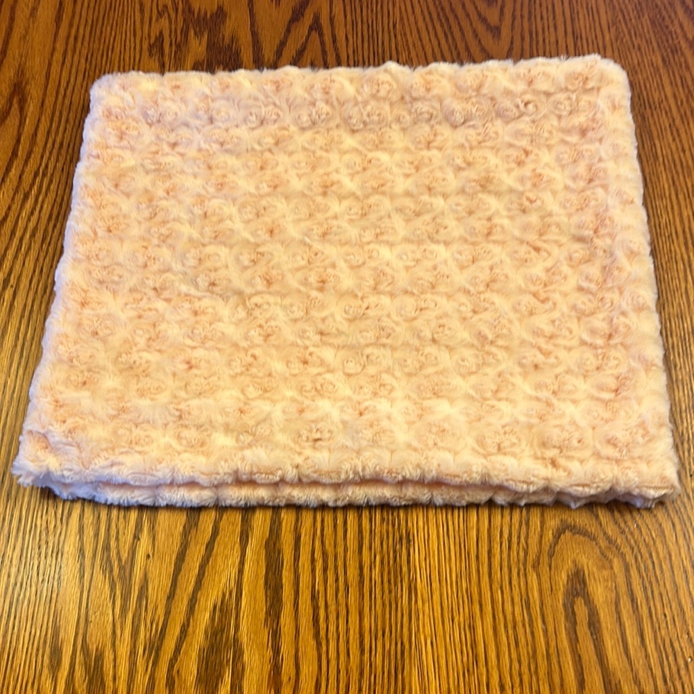 Faux Fur Loop Neck Warmer Cowl Scarf Light Pink One Size Fits All